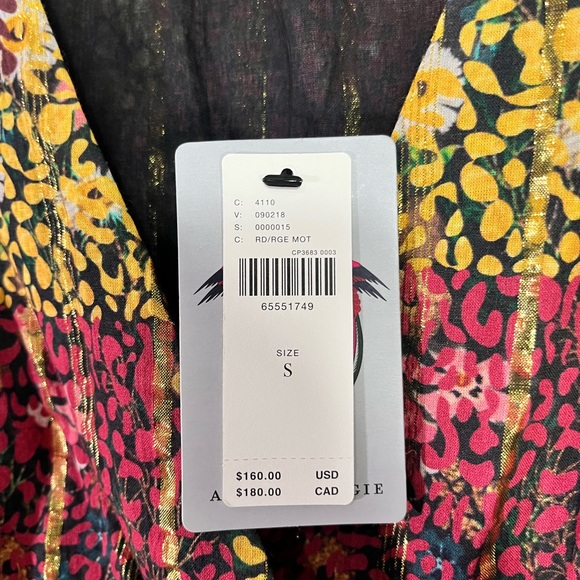 NWT Roopa Pemmaraju Bell-Sleeved Wrap Blouse for Anthropologie Womens Small - Picture 6 of 7